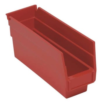 Image for Quantum Storage Systems® Economy 4 In Red Shelf Bin 11-5/8 X 2-3/4 X 4 In Package Of 36 from HD Supply
