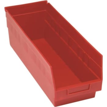 Image for Quantum Storage Systems® Store-More Red Shelf Bin 17-7/8 X 6-5/8 X 6 In Package Of 20 from HD Supply