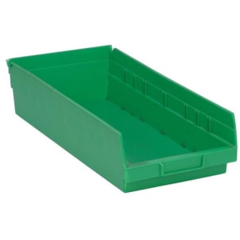 Image for Quantum Storage Systems® Economy Green Shelf Bin 17-7/8 X 8-3/8 X 4 In Package Of 10 from HD Supply