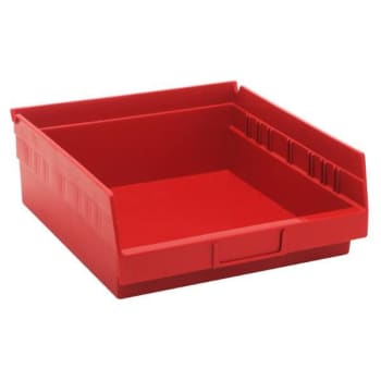 Image for Quantum Storage Systems® Economy 4 In Red Shelf Bin 11-5/8 X 11-1/8 X 4 In Package Of 8 from HD Supply