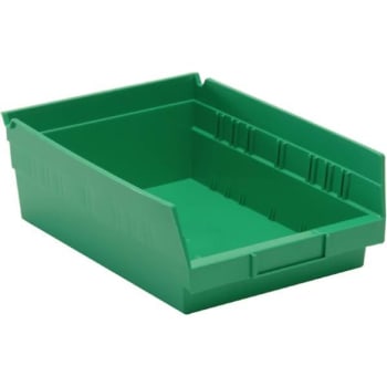 Image for Quantum Storage Systems® Economy Green Shelf Bin 11-5/8 X 8-3/8 X 4 In Package Of 20 from HD Supply