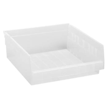 Image for Quantum Storage Systems® Economy Clear Shelf Bin 11-5/8 X 11-1/8 X 4 In Package Of 8 from HD Supply