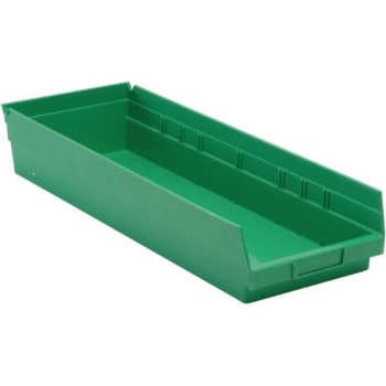 Image for Quantum Storage Systems® Economy 4 In Green Shelf Bin 23-5/8 X 8-3/8 X 4 In Package Of 6 from HD Supply