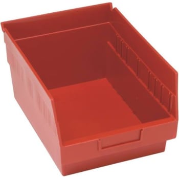 Image for Quantum Storage Systems® Store-More Red Shelf Bin 11-5/8 X 8-3/8 X 6 In Package Of 20 from HD Supply
