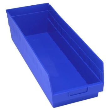 Image for Quantum Storage Systems® Store-More Blue Shelf Bin 23-5/8 X 8-3/8 X 6 In Package Of 6 from HD Supply