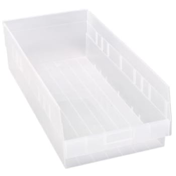 Image for Quantum Storage Systems® Store-More Clear Shelf Bin 23-5/8 X 11-1/8 X 6 In Package Of 6 from HD Supply