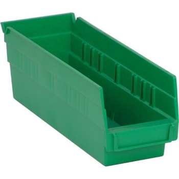 Image for Quantum Storage Systems® Economy Green Shelf Bin 11-5/8 X 4-1/8 X 4 In Package Of 36 from HD Supply