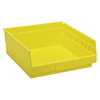 Image for Quantum Storage Systems® Economy Yellow Shelf Bin 11-5/8 X 11-1/8 X 4 In Package Of 8 from HD Supply