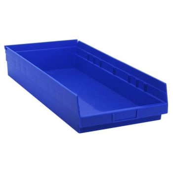 Image for Quantum Storage Systems® Economy 4 In Blue Shelf Bin 23-5/8 X 11-1/8 X 4 In Package Of 6 from HD Supply