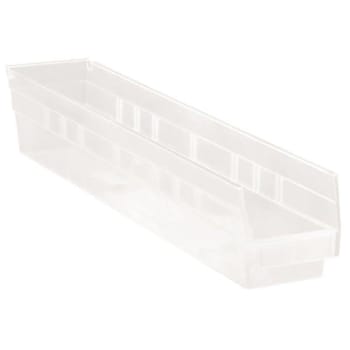 Image for Quantum Storage Systems® Economy Clear Shelf Bin 23-5/8 X 4-1/8 X 4 In Package Of 16 from HD Supply