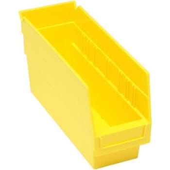 Image for Quantum Storage Systems® Store-More Yellow Shelf Bin 11-5/8 X 4-1/8 X 6 In Package Of 36 from HD Supply