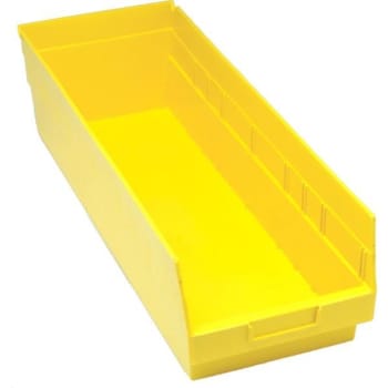 Image for Quantum Storage Systems® Store-More  Yellow Shelf Bin 23-5/8 X 8-3/8 X 6 In Package Of 6 from HD Supply