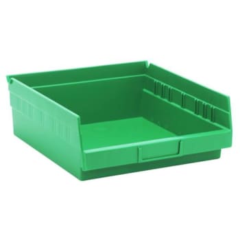 Image for Quantum Storage Systems® Economy Green Shelf Bin 11-5/8 X 11-1/8 X 4 In Package Of 8 from HD Supply