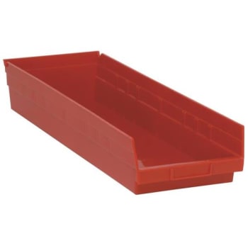 Image for Quantum Storage Systems® Economy 4 In Red Shelf Bin 23-5/8 X 8-3/8 X 4 In Package Of 6 from HD Supply
