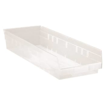 Image for Quantum Storage Systems® Economy 4 In Clear Shelf Bin 23-5/8 X 8-3/8 X 4 In Package Of 6 from HD Supply