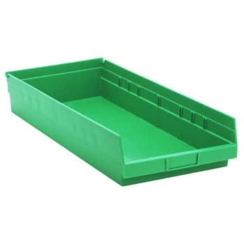 Image for Quantum Storage Systems® Economy Green Shelf Bin 23-5/8 X 11-1/8 X 4 In Package Of 6 from HD Supply