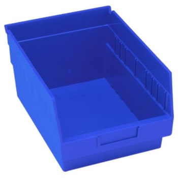 Quantum Storage Systems® Store-More Blue Shelf Bin 11-5/8 X 8-3/8 X 6 In Package Of 20