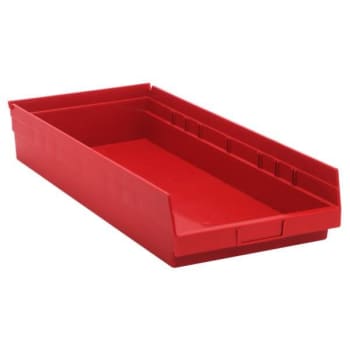 Image for Quantum Storage Systems® Economy 4 In Red Shelf Bin 23-5/8 X 11-1/8 X 4 In Package Of 6 from HD Supply