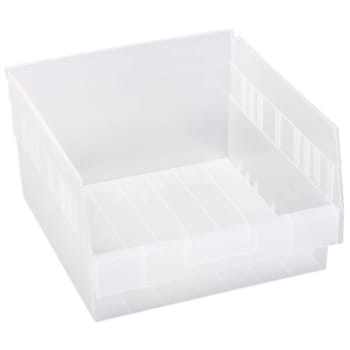 Image for Quantum Storage Systems® Store-More Clear Shelf Bin 11-5/8 X 11-1/8 X 6 In Package Of 8 from HD Supply