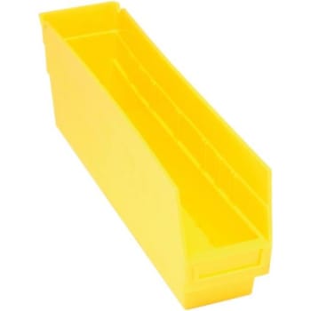 Image for Quantum Storage Systems® Store-More Yellow Shelf Bin 17-7/8 X 4-1/8 X 6 In Package Of 20 from HD Supply