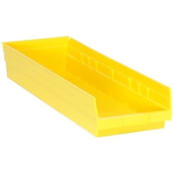 Image for Quantum Storage Systems® Economy Yellow Shelf Bin 23-5/8 X 8-3/8 X 4 In Package Of 6 from HD Supply