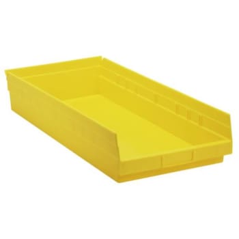 Image for Quantum Storage Systems® Economy Yellow Shelf Bin 23-5/8 X 11-1/8 X 4 In Package Of 6 from HD Supply