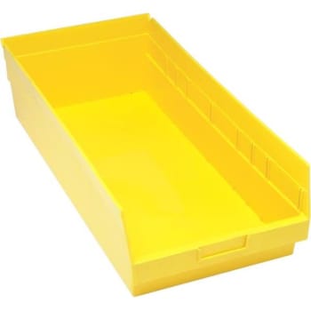 Image for Quantum Storage Systems® Store-More Yellow Shelf Bin 23-5/8 X 11-1/8 X 6 In Package Of 6 from HD Supply