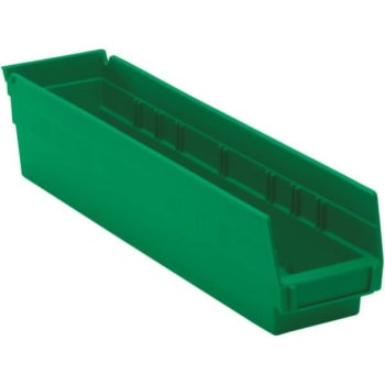Image for Quantum Storage Systems® Economy Green Shelf Bin 17-7/8 X 4-1/8 X 4 In Package Of 20 from HD Supply