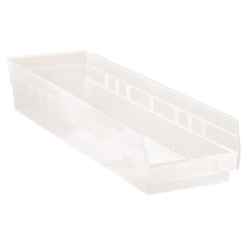 Image for Quantum Storage Systems® Economy 4 In Clear Shelf Bin 23-5/8 X 6-5/8 X 4 In Package Of 8 from HD Supply