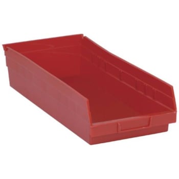Image for Quantum Storage Systems® Economy 4 In Red Shelf Bin 17-7/8 X 8-3/8 X 4 In Package Of 10 from HD Supply
