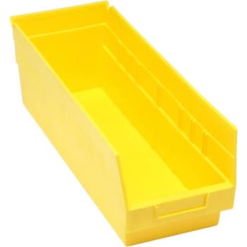 Quantum Storage Systems® Store-More Yellow Shelf Bin 17-7/8 X 6-5/8 X 6 In Package Of 20