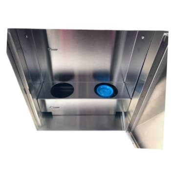 Image for Omnimed Pass-Thru Cabinet Privacy Shield For Cabinets 181785/181786, Stainless from HD Supply