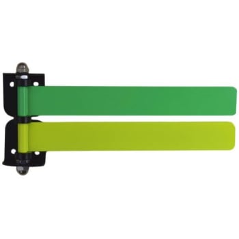 Omnimed High Visibility Neon 2 Flag System, 8 Wide Flag, Neon Green/yellow