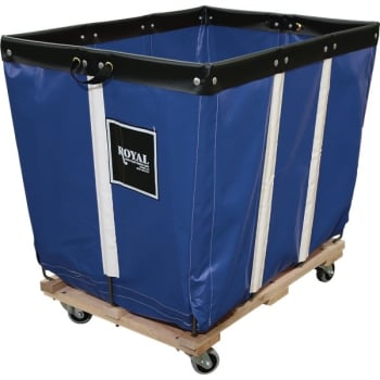 Image for Royal Basket Trucks 8 Bushel Vinyl Basket Truck Blue from HD Supply