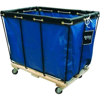 Image for Royal Basket Trucks 12 Bushel Vinyl Knockdown Basket Truck, Blue from HD Supply