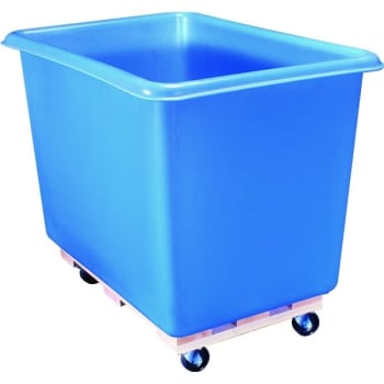 Image for Royal Basket Trucks 12 Bushel Plastic Basket Truck Blue from HD Supply