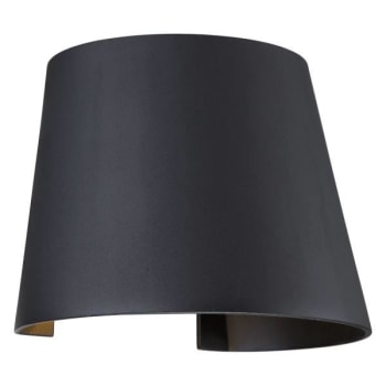 Image for Access Lighting Cone 0.5 x 5 x 5 in. LED Outdoor Wall Sconce (Black) from HD Supply