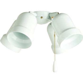 Image for Sigma Led Four-Light Ceiling Fan Light Kit Bullet White from HD Supply