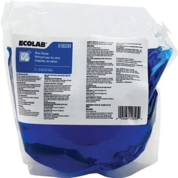 Ecolab® Glass Cleaner 2 Liter, Case Of 2