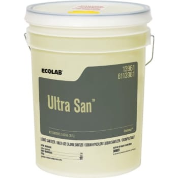 Image for Ecolab® Ultrasan Machine Warewash Sanitizer 5 Gallon from HD Supply