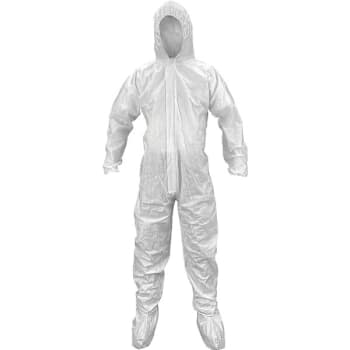 Sas Safety Extra Large 3-Layer Protective Breathable Hooded Coveralls