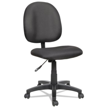 Alera® Essentia Series Swivel Task Chair, Acrylic, Black