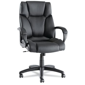 Image for Alera® Fraze Series High-Back Swivel/Tilt Chair, Black Leather from HD Supply