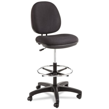 Image for Alera® Interval Series Swivel Task Stool, 100% Acrylic, Black from HD Supply