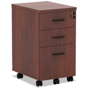 Image for Alera® Valencia Mobile B/b/f Pedestal File, 15 7/8 X 20 1/2 X 28 3/8, Med Cherry from HD Supply