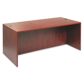 Image for Alera® Valencia Series Straight Desk Shell, 71w x 35 1/2d x 29 5/8h, Med Cherry from HD Supply