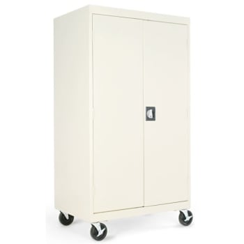 Image for Alera Mobile Storage Cabinet, w/Adjustable Shelves 36w x 24d x 66h, Putty from HD Supply