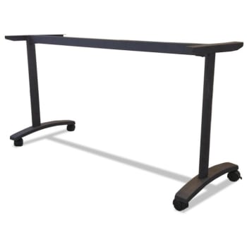 Image for Alera® Valencia Series Training Table T-Leg Base, 58w X 19-3/4d, Black from HD Supply