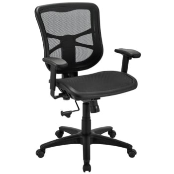 Image for Alera® Elusion Series Air Mesh Mid-Back Swivel/Tilt Chair, Black from HD Supply