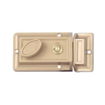 Image for Guard Security Rim Cylinder Night Latch Bronze, Package Of 2 from HD Supply